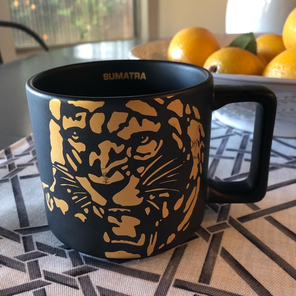 Starbucks Black Sumatra Tiger Mug - Picture 1 of 7